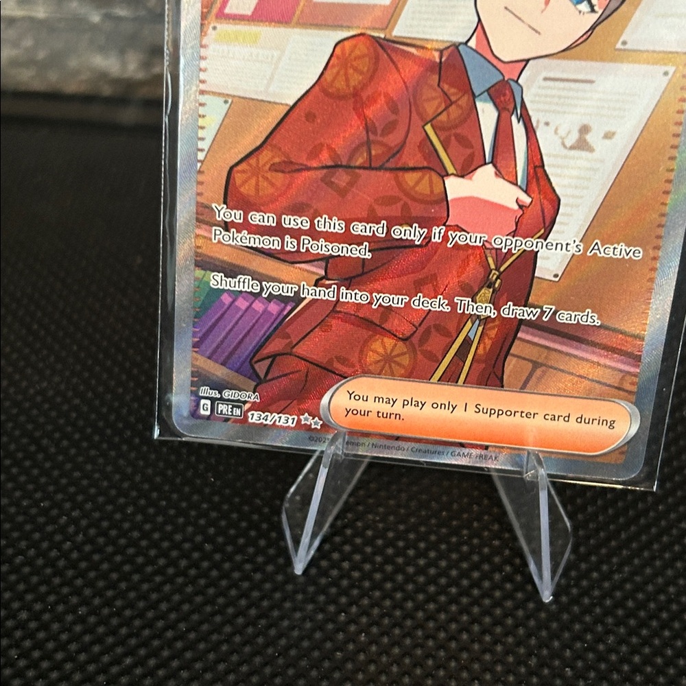 Pokemon Atticus 134/131‎ Full Art Trainer from Prismatic Evolutions M/NM - Picture 3 of 3